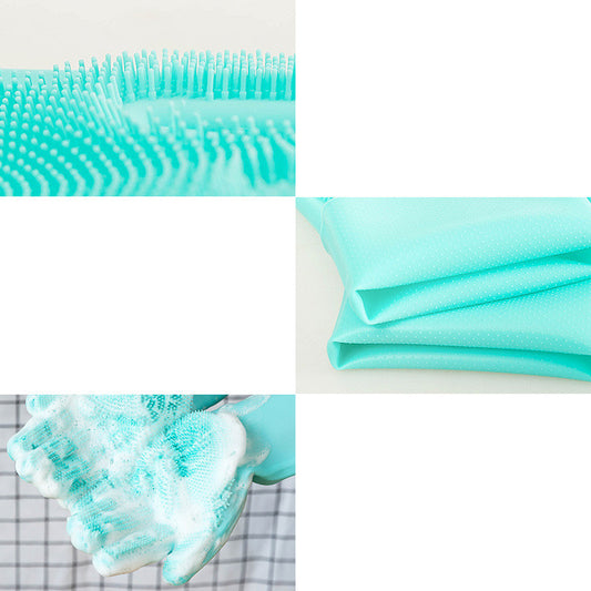 Silicone Bath Dog Massage Glove