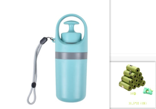 Portable Dog Poop Scooper With Built-in Dispenser