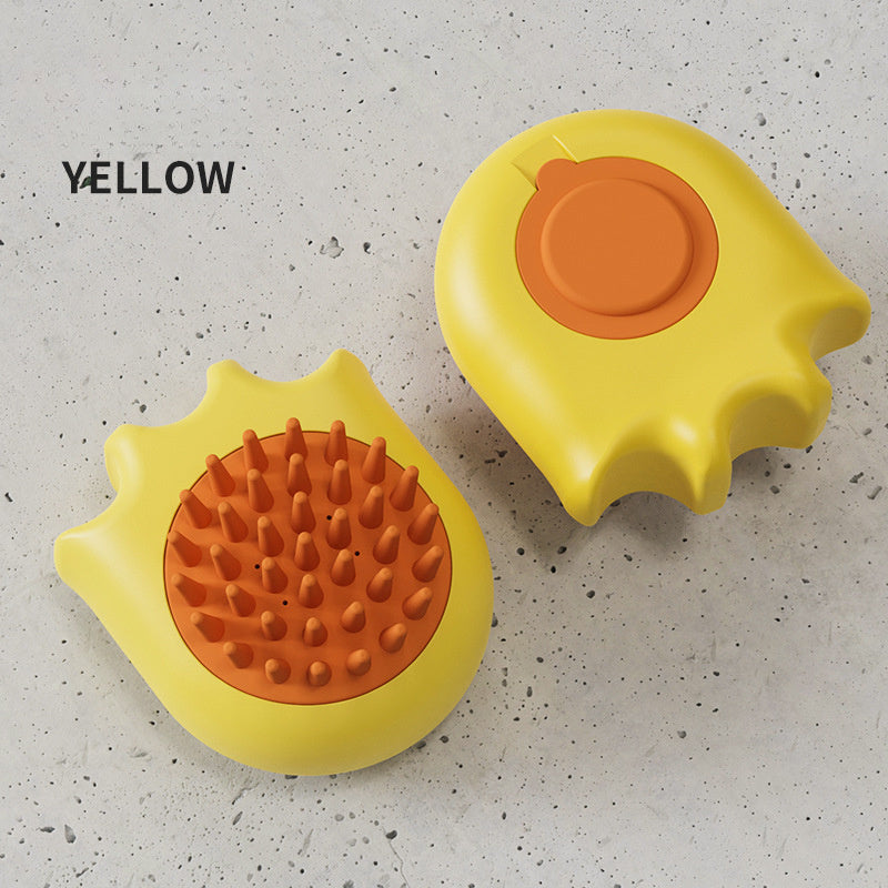 Pet Massage Bath Brush with Shampoo Box