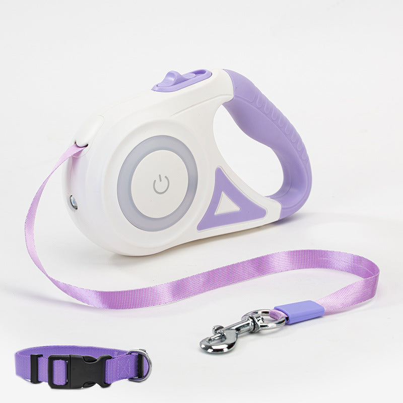 Retractable Spotlight Automatic Dog Leash