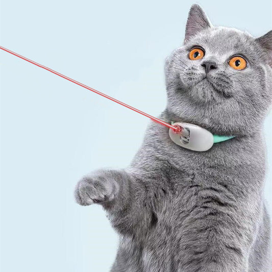 Automatic Cat Smart Laser Teasing Collar