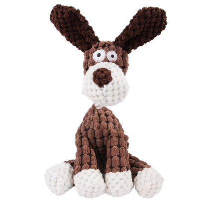 Pet Donkey Shape Corduroy Chew Toy For Dog