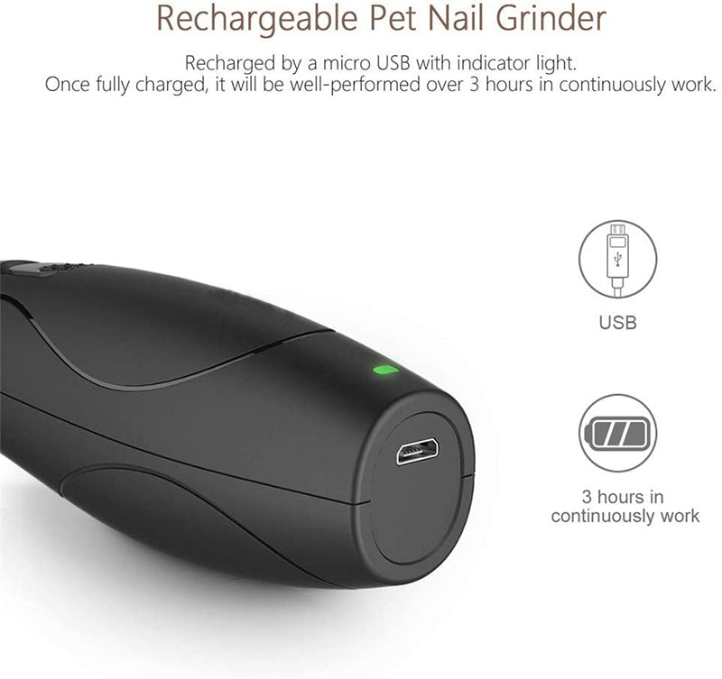 Pet Electric Low Noise Nail Polisher