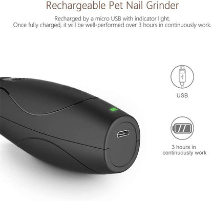 Pet Electric Low Noise Nail Polisher