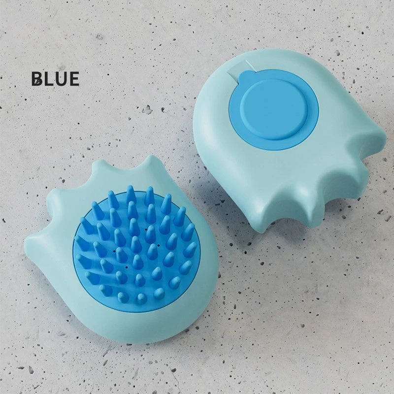 Pet Massage Bath Brush with Shampoo Box