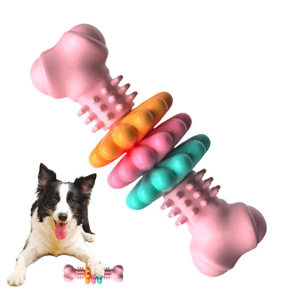 Indestructible TPR Bone Chewing Bite Resistant Teething Toy