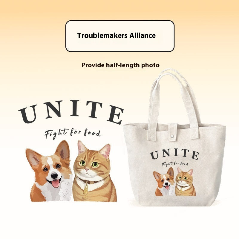 Pet Custom Pure Cotton Canvas Bag