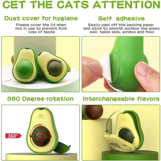 Cute Pet Avocado Mint Catnip Toy