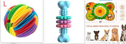 Indestructible TPR Bone Chewing Bite Resistant Teething Toy