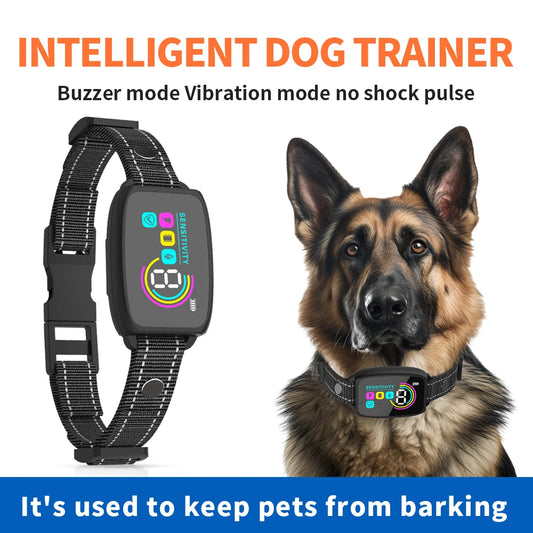 Rechargeable Anti Barking Dog Smart Collar