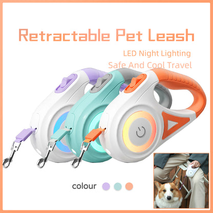 Retractable Spotlight Automatic Dog Leash