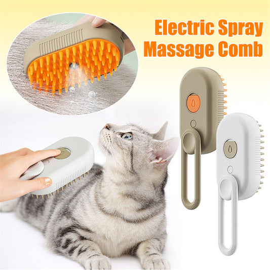 3 In 1 Electric Cat Steam Hair Brush