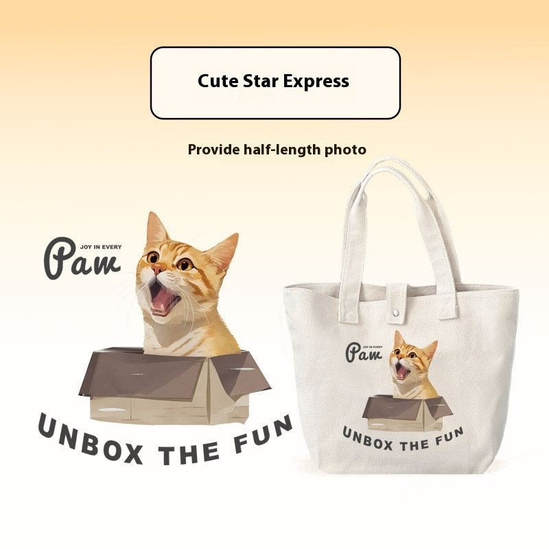 Pet Custom Pure Cotton Canvas Bag