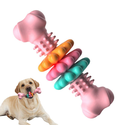 Indestructible TPR Bone Chewing Bite Resistant Teething Toy