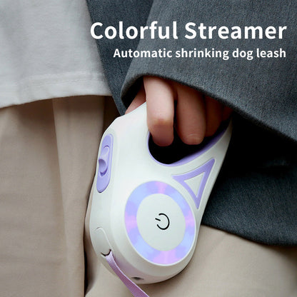 Retractable Spotlight Automatic Dog Leash