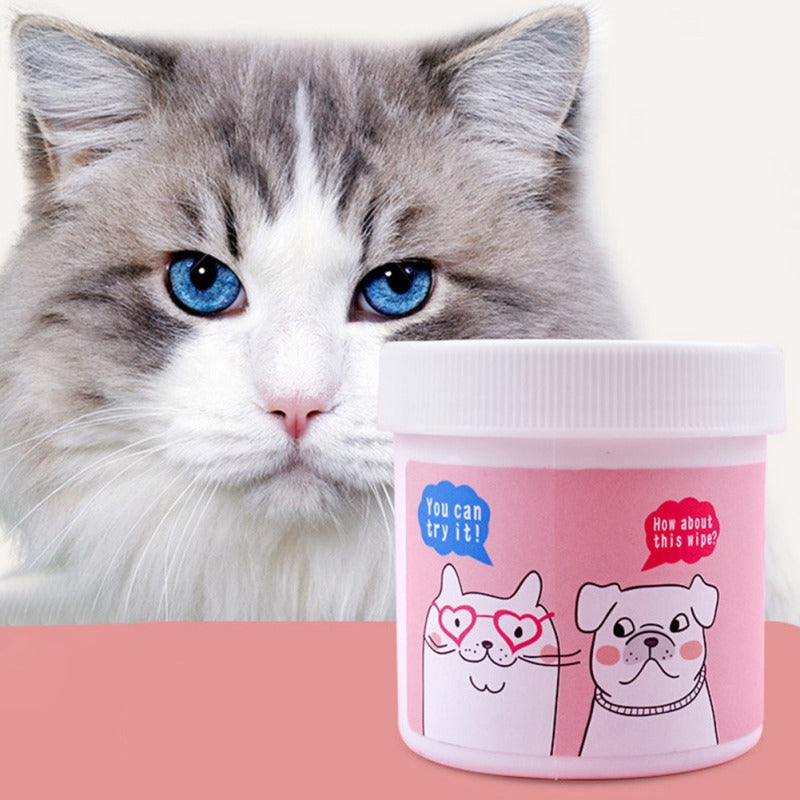 120 Pcs Non-Woven Pet Eye Cleaning Wipes