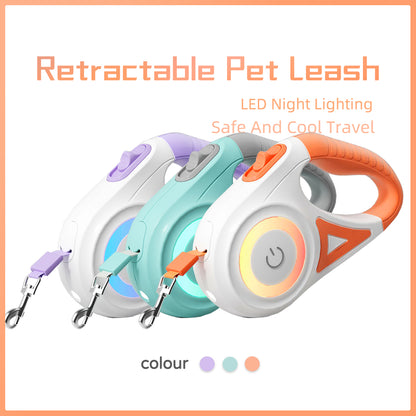 Retractable Spotlight Automatic Dog Leash