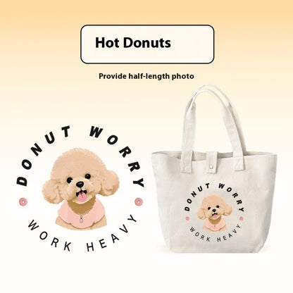 Pet Custom Pure Cotton Canvas Bag