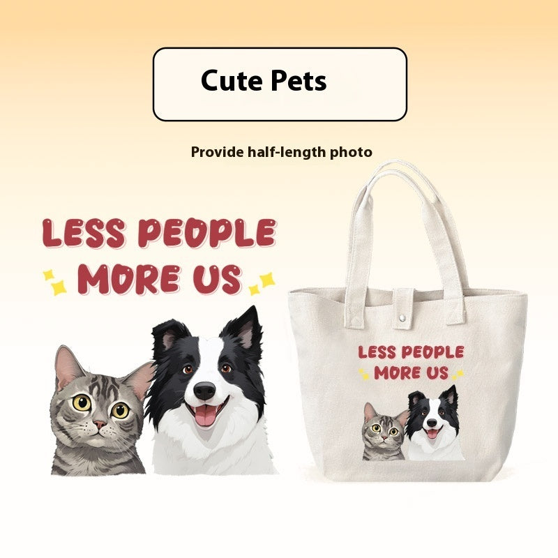 Pet Custom Pure Cotton Canvas Bag