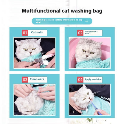 Miracle Baby Sponge Cat Bath Bag