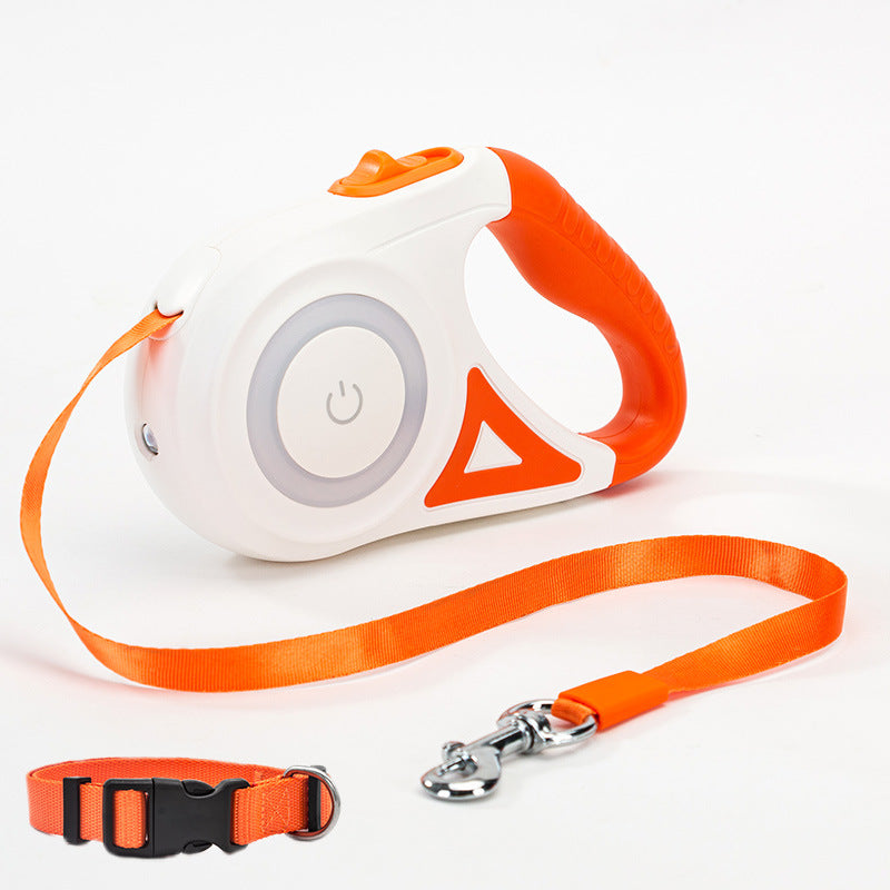 Retractable Spotlight Automatic Dog Leash